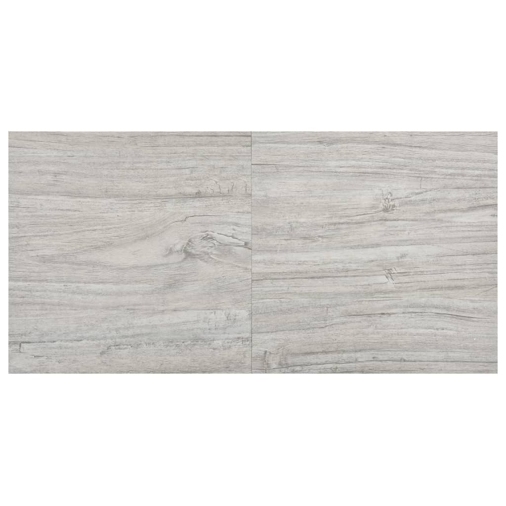 Self-adhesive Flooring Planks 55 pcs PVC 5.11 m² Light Grey