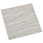Self-adhesive Flooring Planks 55 pcs PVC 5.11 m² Light Grey