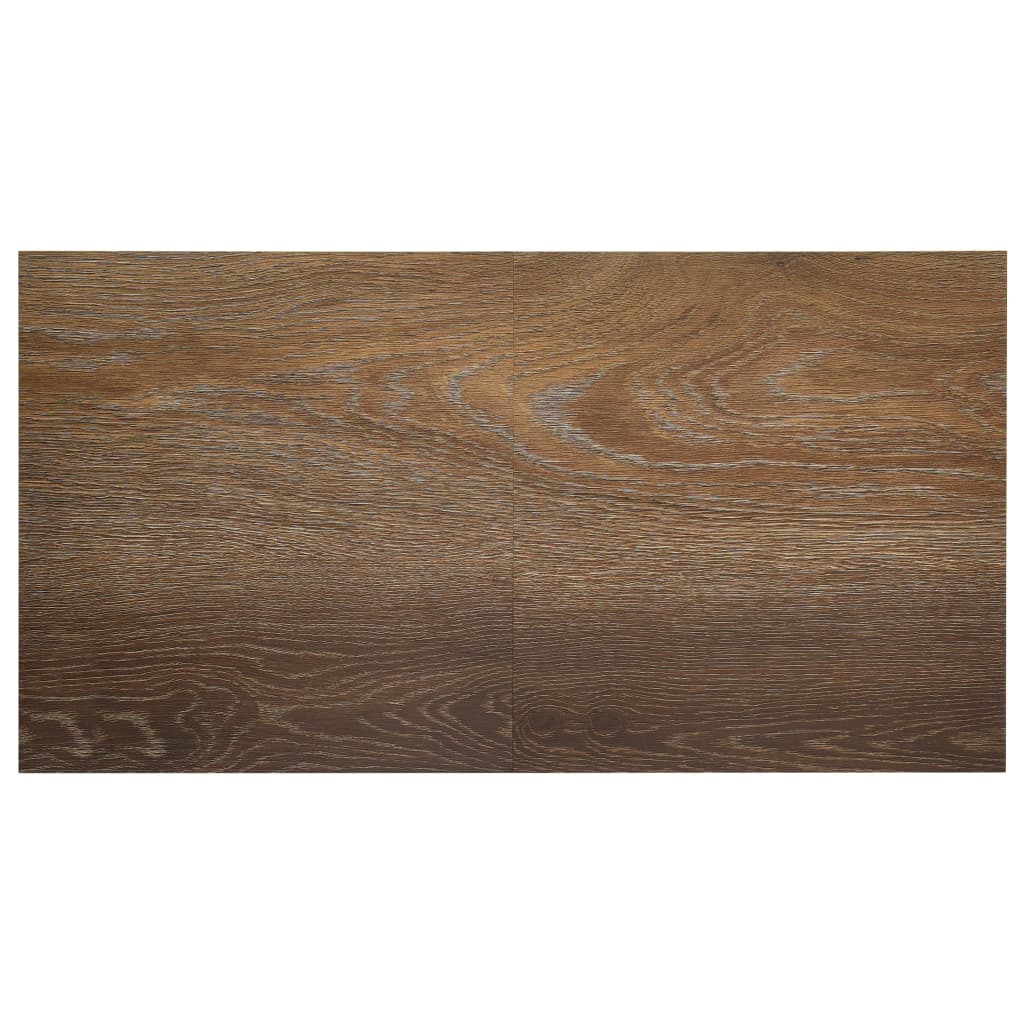 Self-adhesive Flooring Planks 55 pcs PVC 5.11 m² Brown