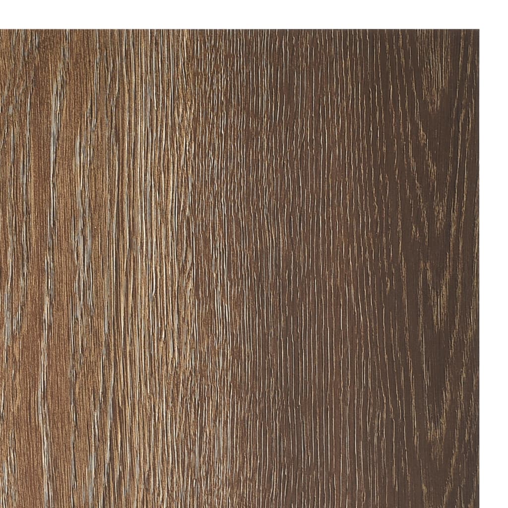 Self-adhesive Flooring Planks 55 pcs PVC 5.11 m² Brown