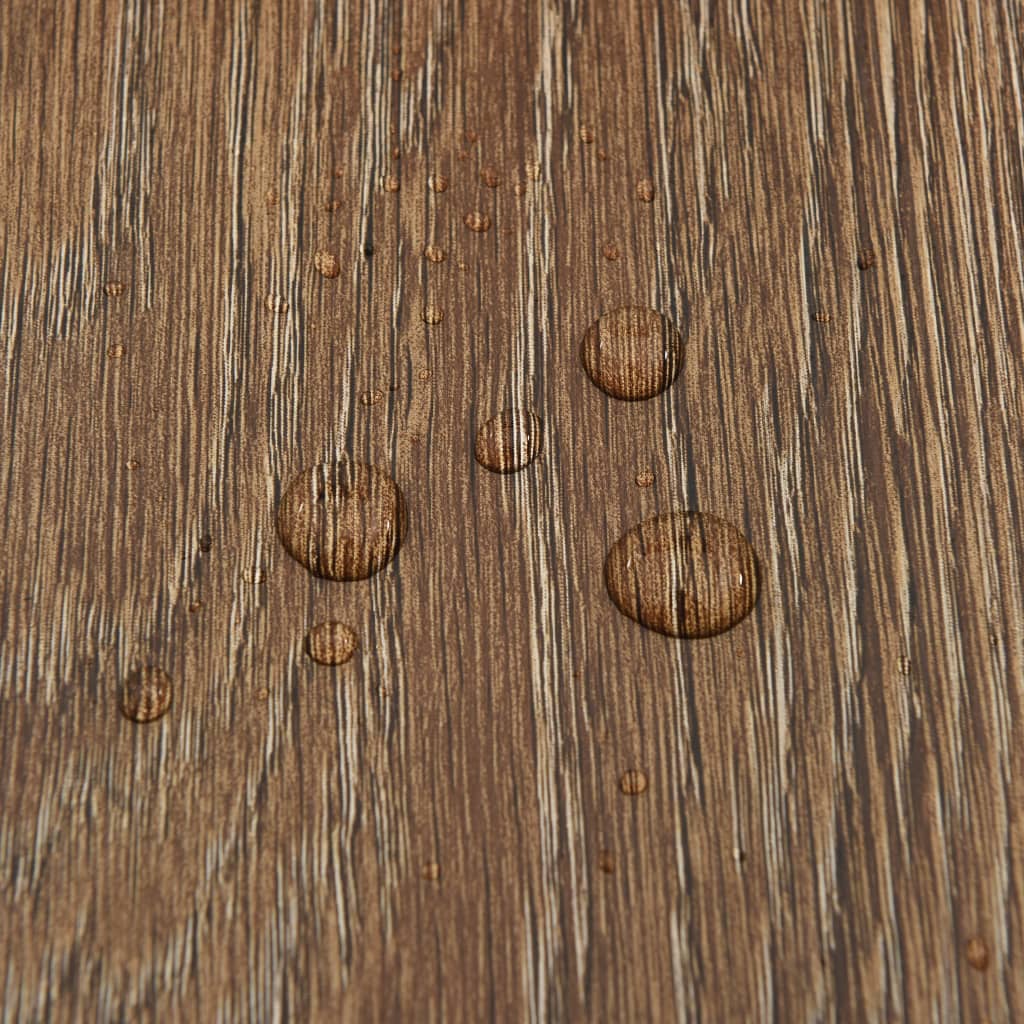 Self-adhesive Flooring Planks 55 pcs PVC 5.11 m² Brown