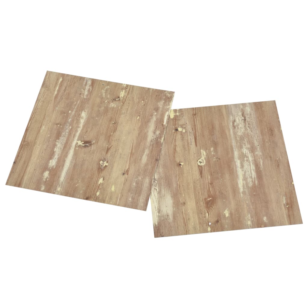 Self-adhesive Flooring Planks 55 pcs PVC 5.11 m² Brown