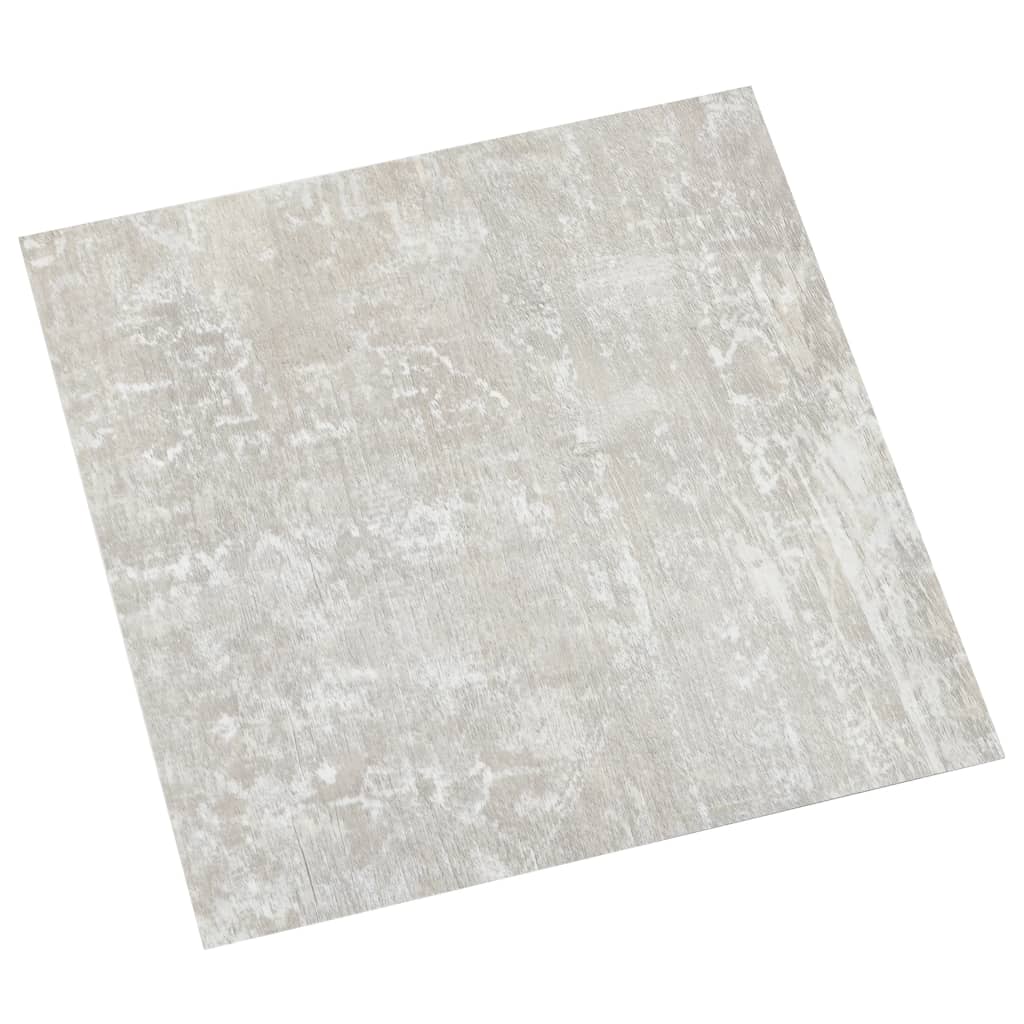 Self-adhesive Flooring Planks 55 pcs PVC 5.11 m² Light Grey