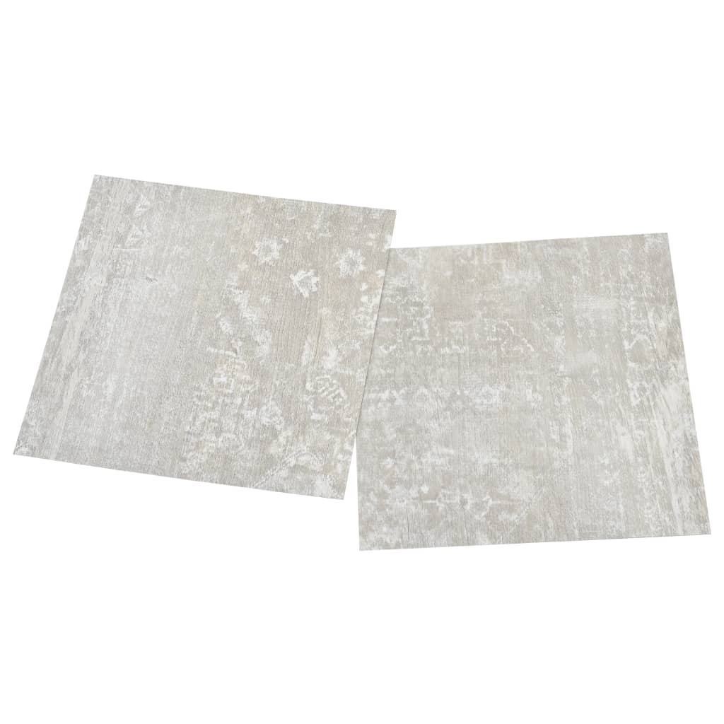 Self-adhesive Flooring Planks 55 pcs PVC 5.11 m² Light Grey