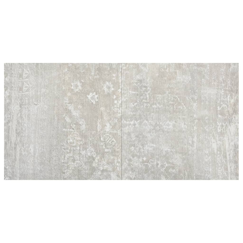 Self-adhesive Flooring Planks 55 pcs PVC 5.11 m² Light Grey