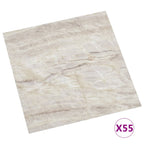 Self-adhesive Flooring Planks 55 pcs PVC 5.11 m² Beige