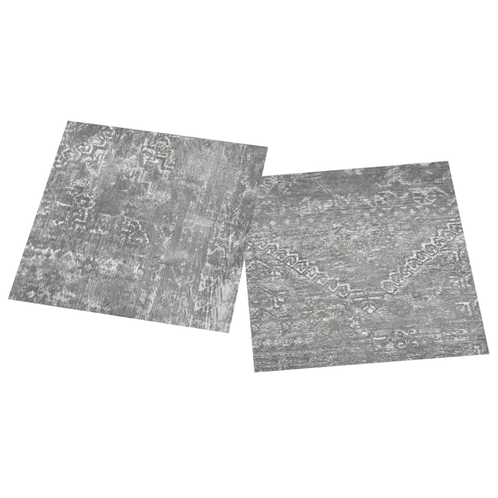 Self-adhesive Flooring Planks 55 pcs PVC 5.11 m² Concrete Grey