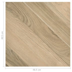 Self-adhesive Flooring Planks 55 pcs PVC 5.11 m² Brown Striped