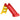 Foldable Slide for Kids Indoor Outdoor Red and Yellow