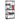 Storage Shelf 5-Tier Black Plastic