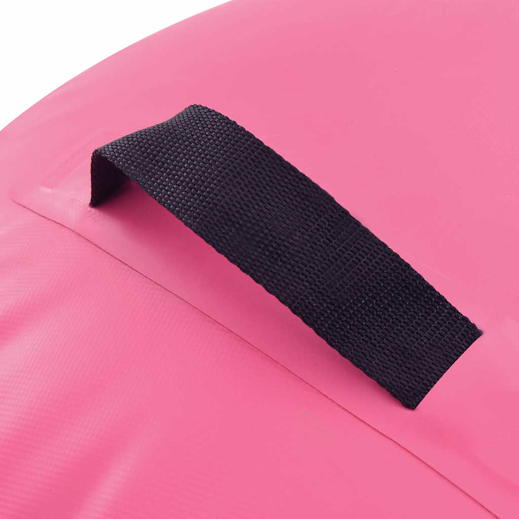 Inflatable Gymnastic Roll with Pump 100x60 cm PVC Pink