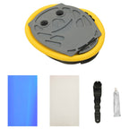 Inflatable Gymnastic Roll with Pump 120x75 cm PVC Blue