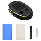 Inflatable Gymnastic Roll with Pump 120x75 cm PVC Blue