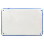 Inflatable Floating Deck Blue and White 200x150x15 cm