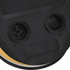 Foot Pump 26x18 cm PP and PE Grey and Yellow