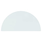 Fireplace Glass Plate Half Round 1200x600 mm
