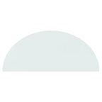 Fireplace Glass Plate Half Round 1200x500 mm