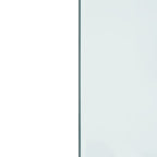 Fireplace Glass Plate Rectangular 120x60 cm