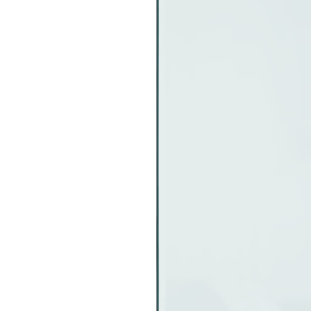 Fireplace Glass Plate Rectangular 80x50 cm