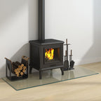 Fireplace Glass Plate Rectangular 120x50 cm