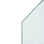 Fireplace Glass Plate Hexagon 120x50 cm
