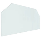 Fireplace Glass Plate Hexagon 120x60 cm