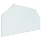 Fireplace Glass Plate Hexagon 100x50 cm