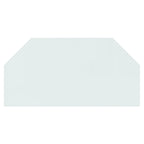 Fireplace Glass Plate Hexagon 100x50 cm