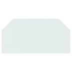 Fireplace Glass Plate Hexagon 120x60 cm