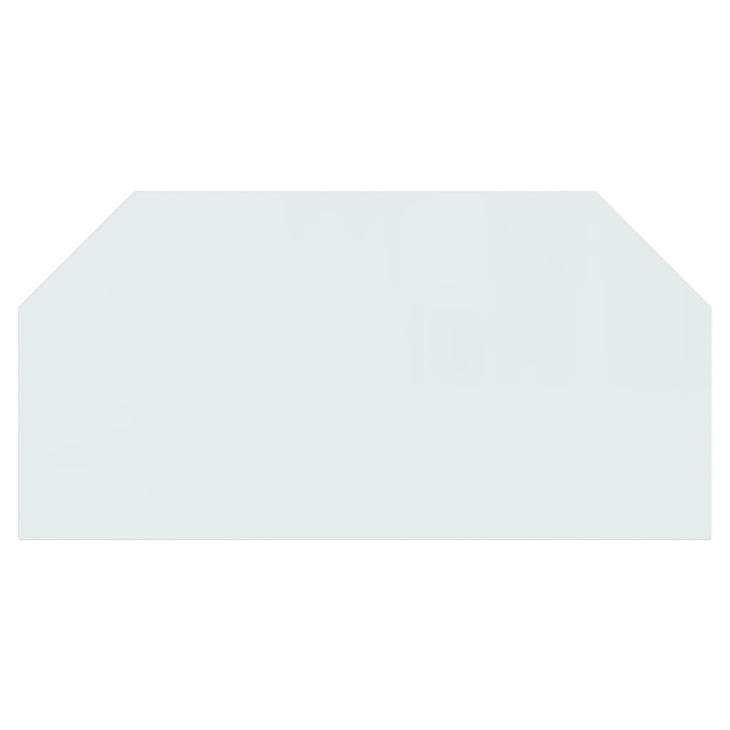 Fireplace Glass Plate Hexagon 120x60 cm