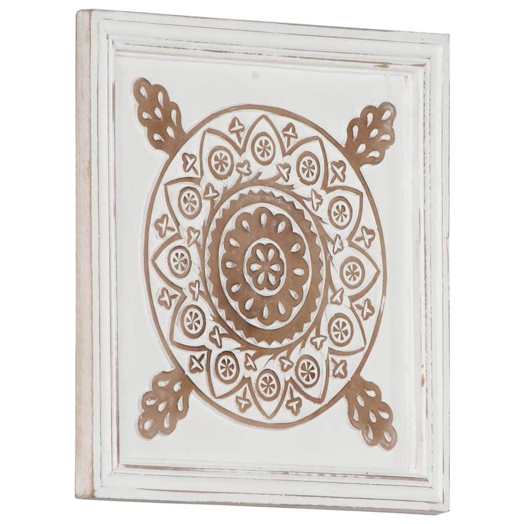 Hand-Carved Wall Panels 2 pcs MDF 40x40x1.5 cm