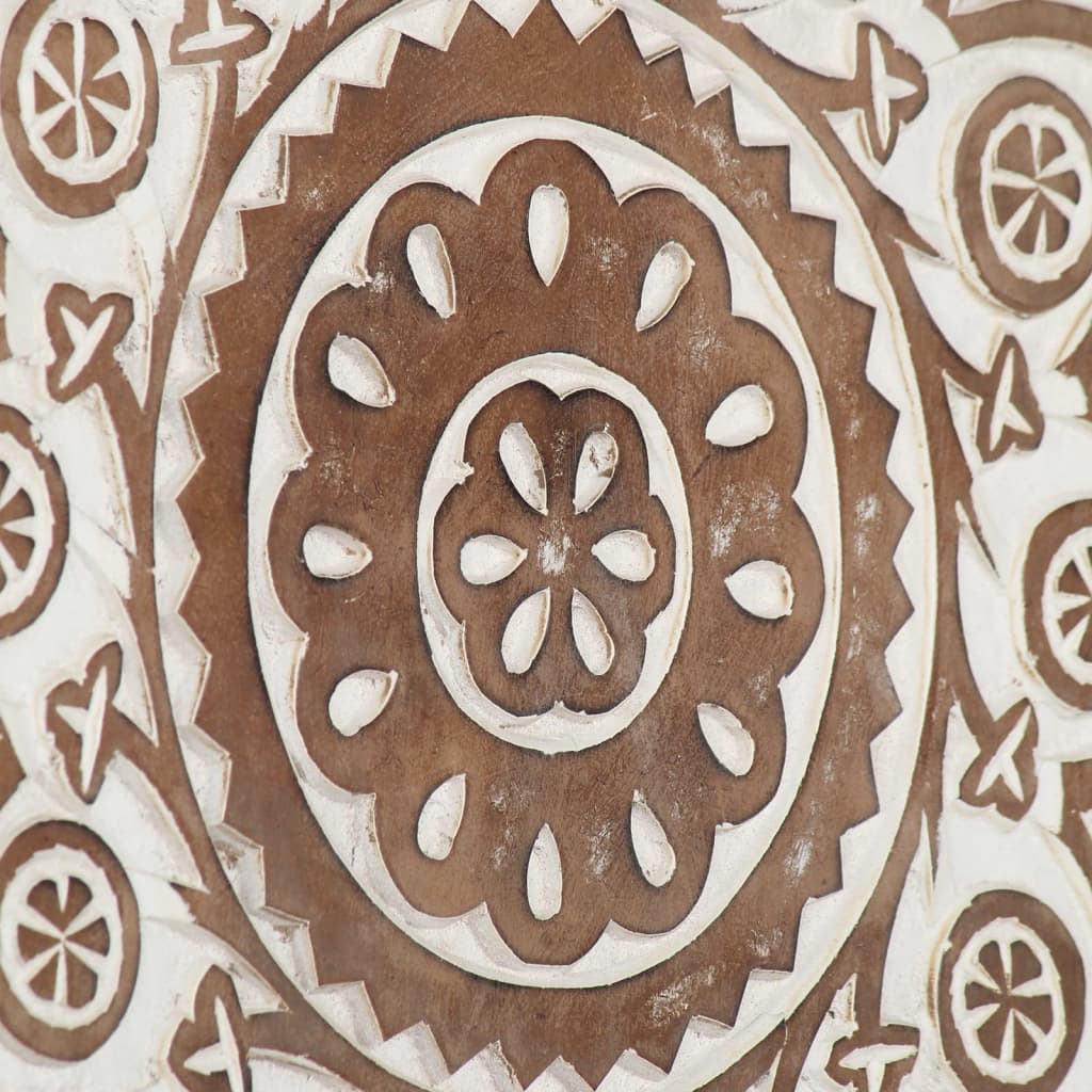 Hand-Carved Wall Panels 2 pcs MDF 40x40x1.5 cm
