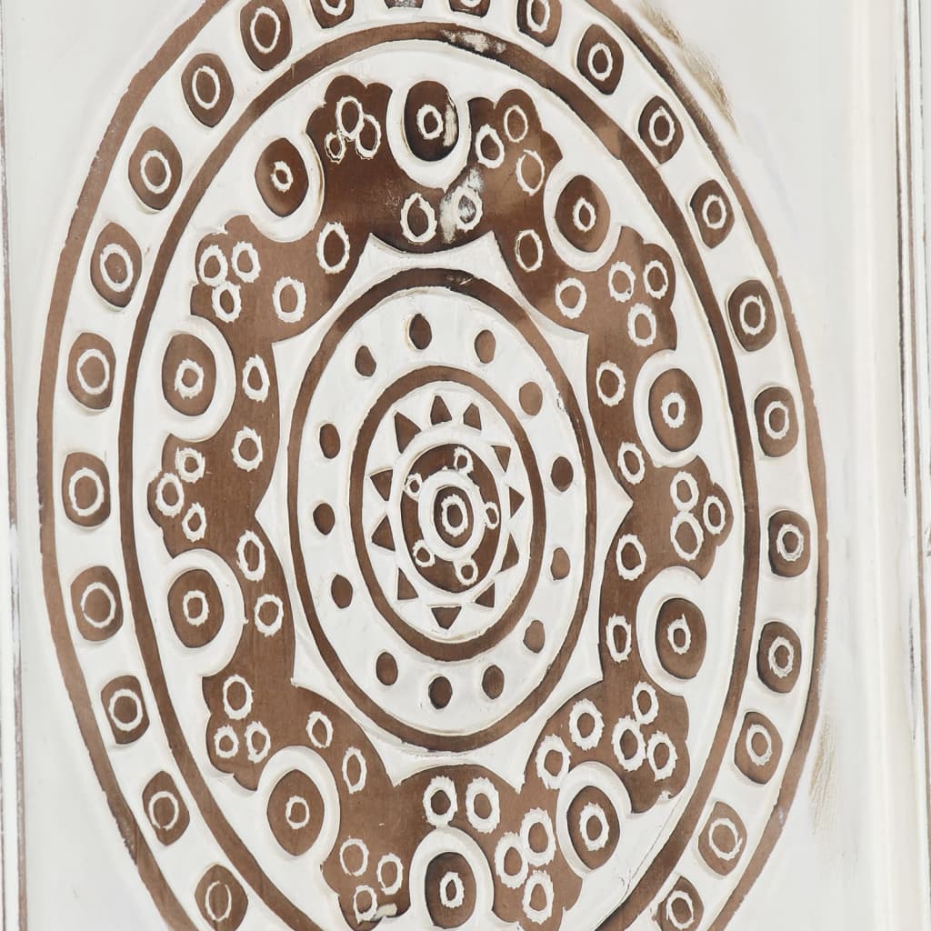 Hand-Carved Wall Panels 2 pcs MDF 40x40x1.5 cm