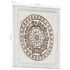 Hand-Carved Wall Panels 2 pcs MDF 40x40x1.5 cm