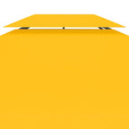2-Tier Gazebo Top Cover 310 g/m² 4x3 m Yellow