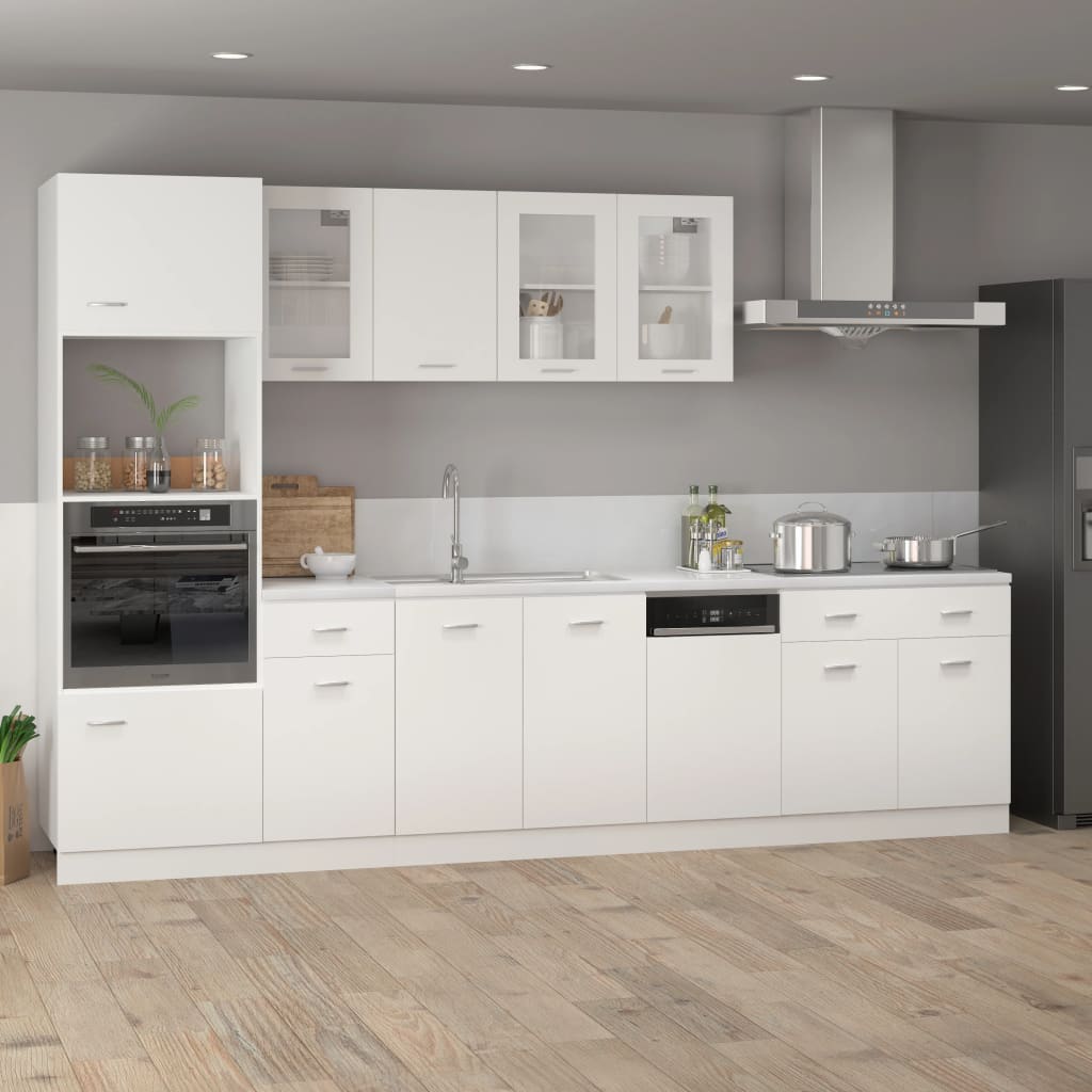 Drawer Bottom Cabinet Lyon White 80x46x81.5 cm Engineered Wood