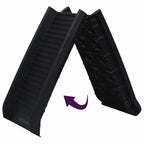 Folding Dog Ramp Black 155.5X40X15.5 Cm