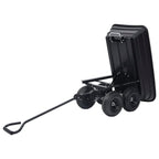 Garden Tipping Hand Cart 300 kg 75L Black