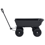 Garden Tipping Hand Cart 300 kg 75L Black