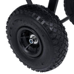 Garden Tipping Hand Cart 300 kg 75L Black