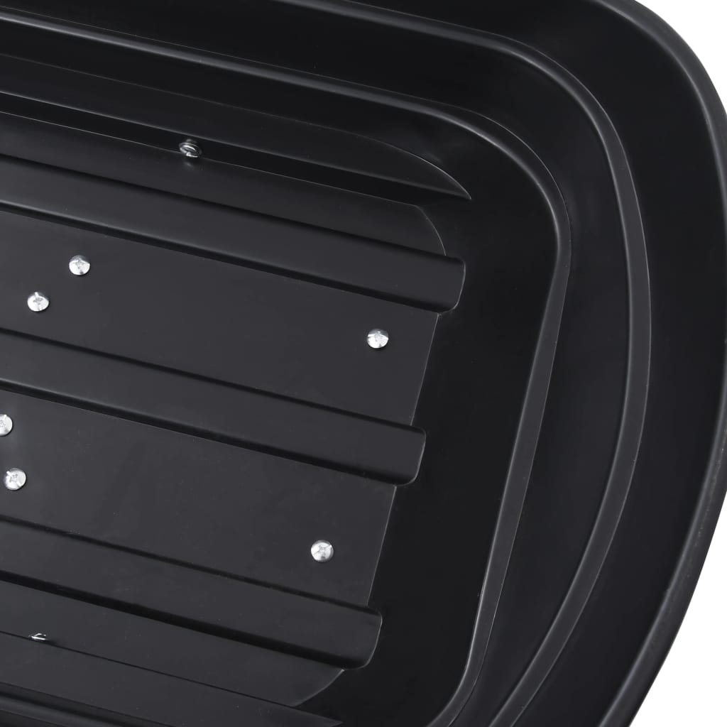 Garden Tipping Hand Cart 300 kg 75L Black