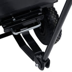 Garden Tipping Hand Cart 300 kg 75L Black