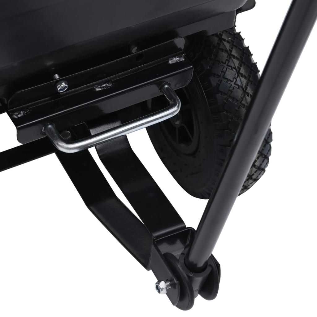 Garden Tipping Hand Cart 300 kg 75L Black