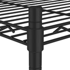 3-Tier Storage Rack 60x35x76 cm Black 150 kg