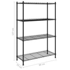 4-Tier Storage Shelf 200 Kg