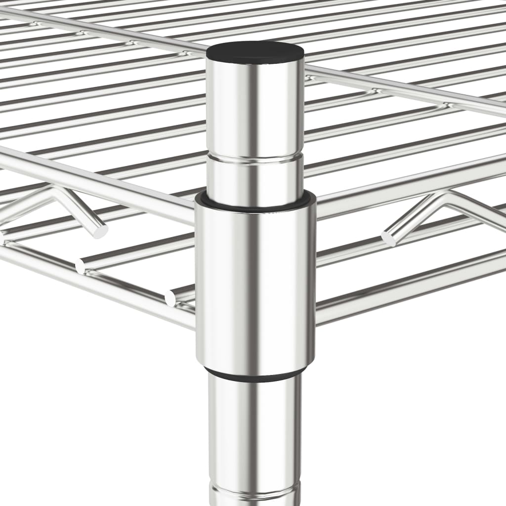 3-Tier Storage Rack With Wheels 150 Kg