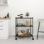 3-Tier Storage Rack With Wheels 150 Kg