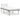 Bed Frame Without Mattress Metal 140X200Cm