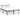 Bed Frame Without Mattress Metal 140X200Cm
