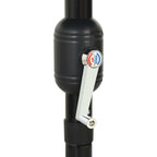 3-Tier Garden Parasol with Aluminium Pole Sand 3.5 m